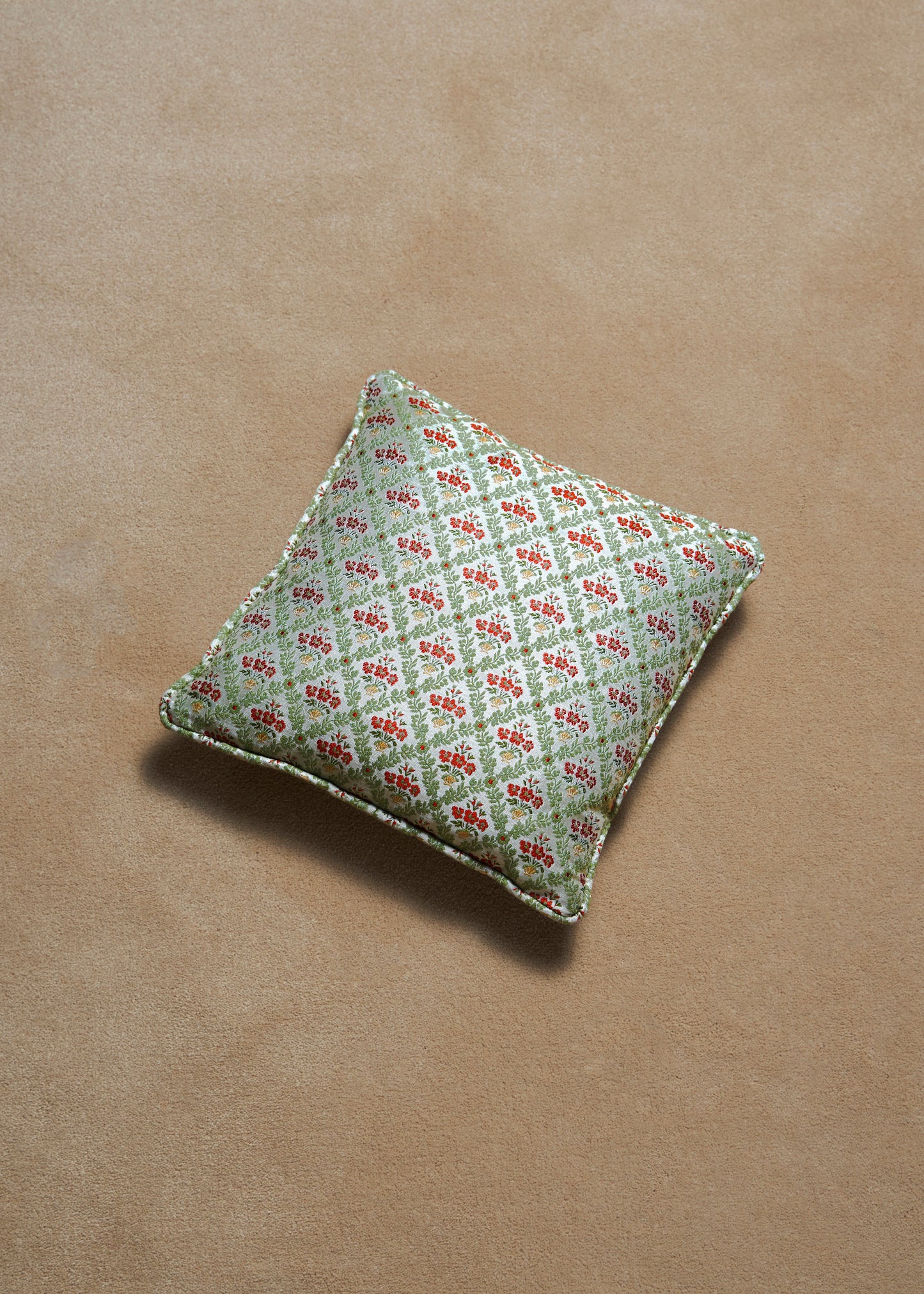 PIPED CUSHION - BRANT'S TRELLIS