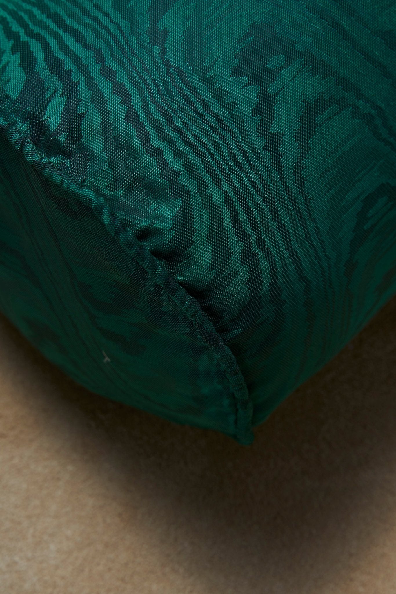 BOLSTER - MOIRÉ TISSÉ - BANKER'S LAMP GREEN - CC Moulton