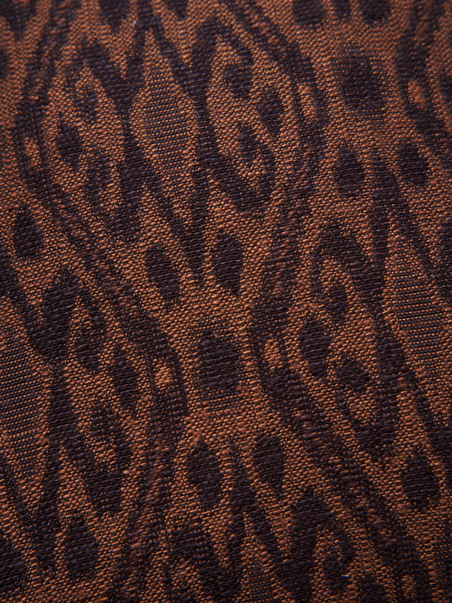 CUSHION - WOVEN IKAT - TORTOISESHELL