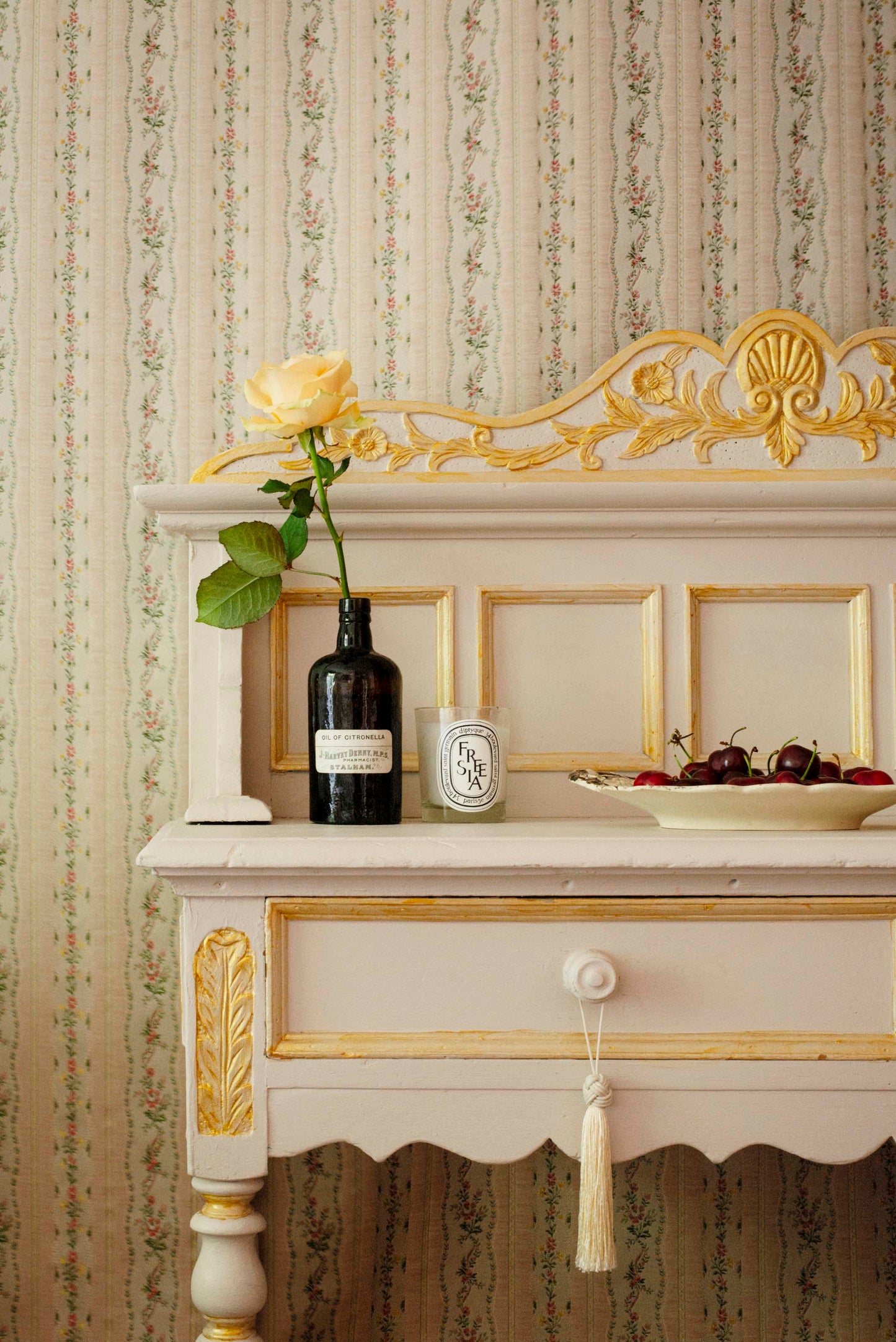 Spitalfields stripe - blush