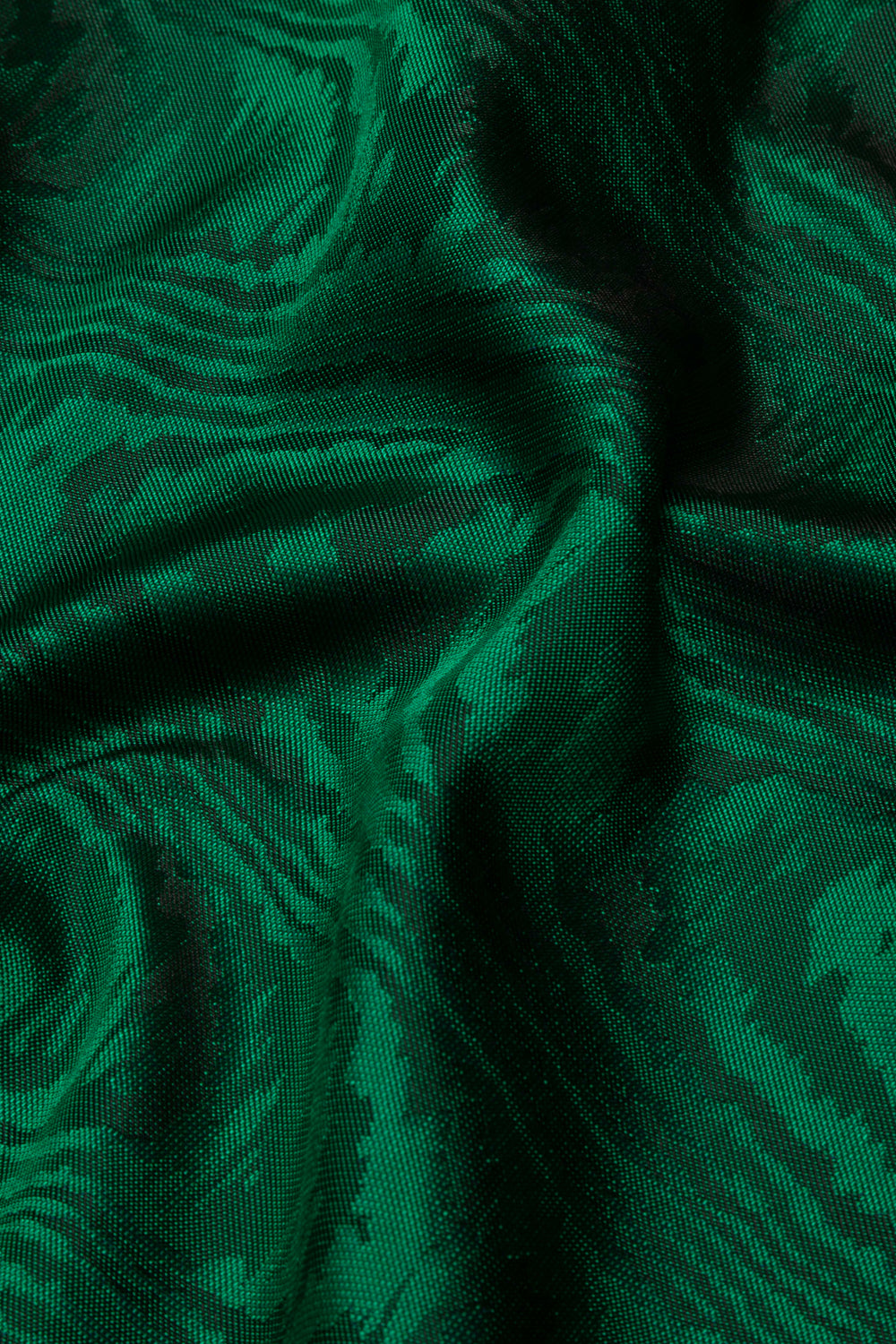 moiré tissé - banker's lamp green