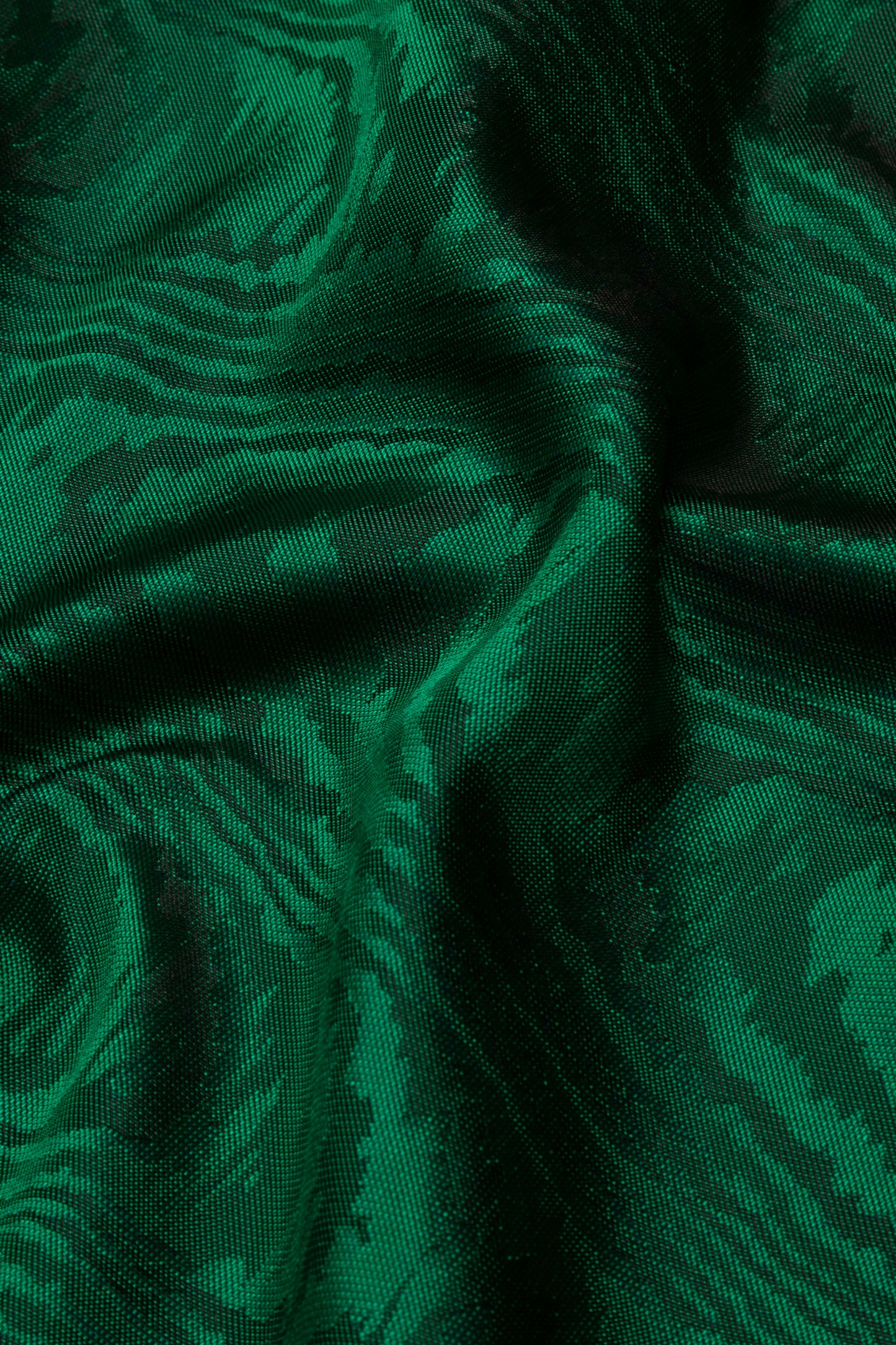 moiré tissé - banker's lamp green