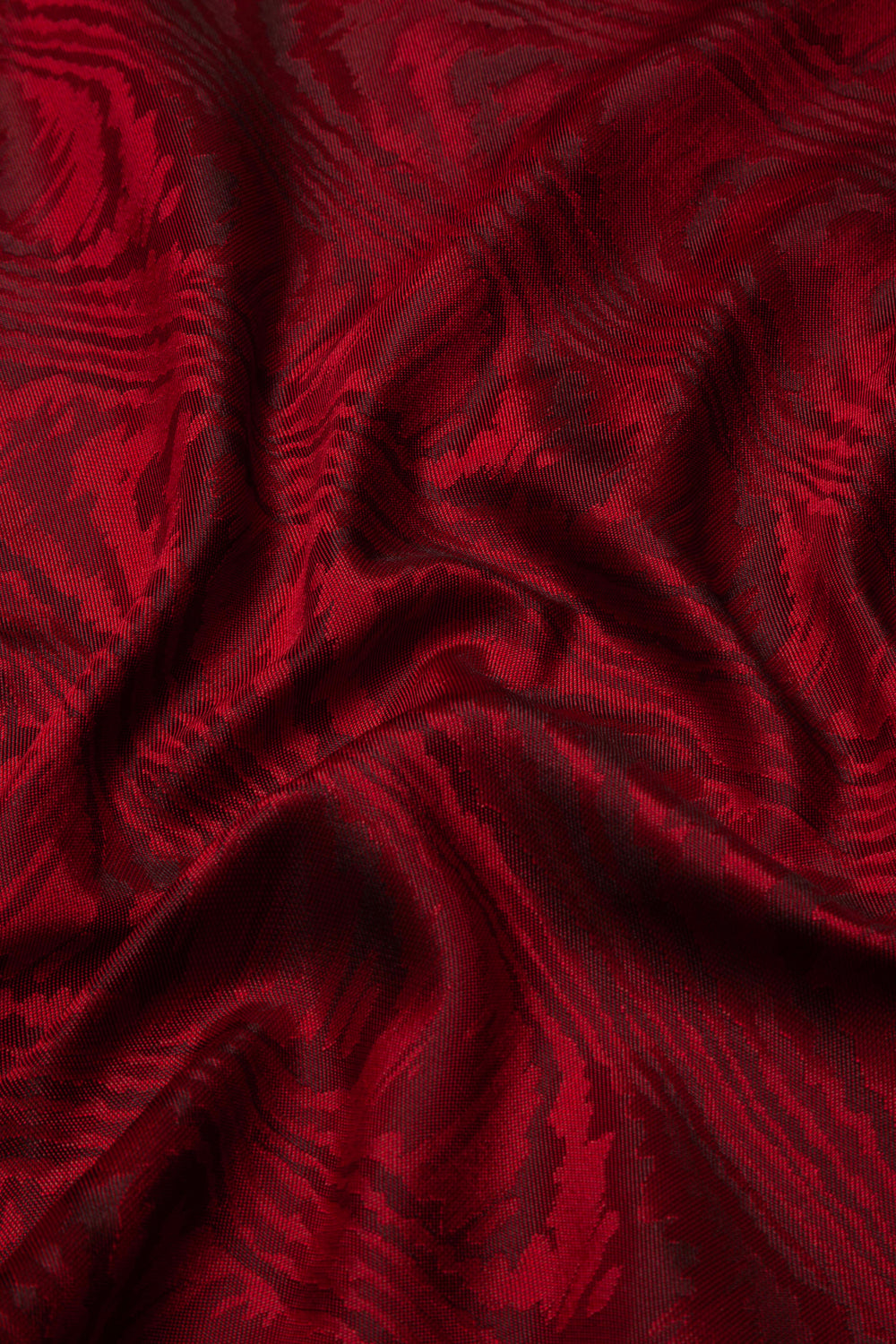 moiré tissé - Loulou's rouge