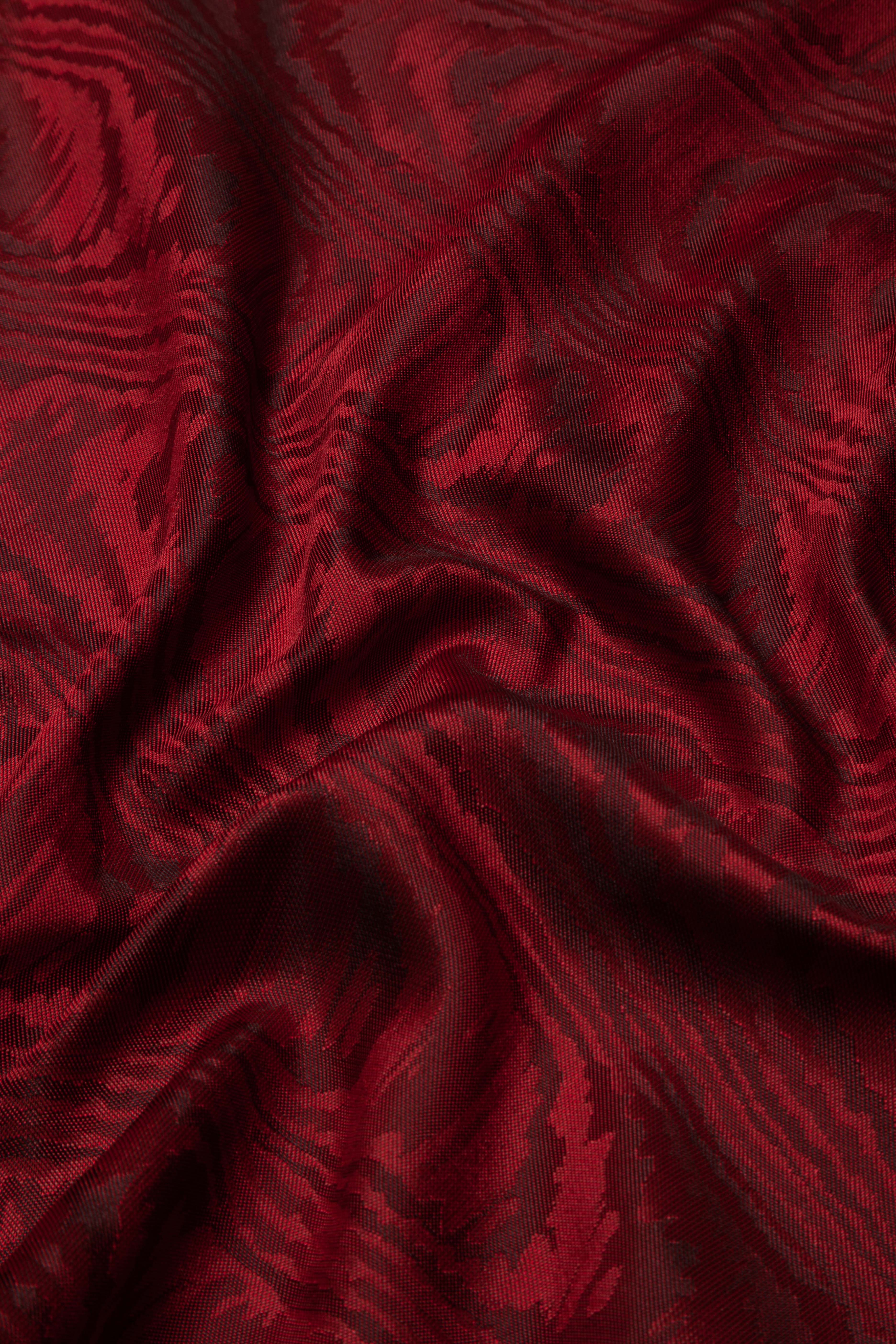 moiré tissé - Loulou's rouge