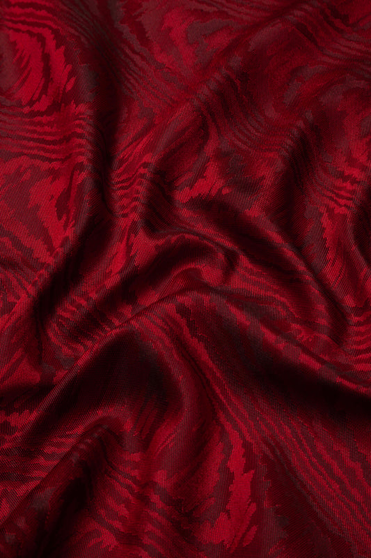 moiré tissé - Loulou's rouge
