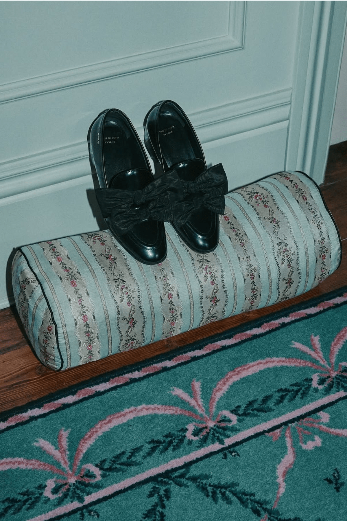 BOLSTER - SPITALFIELDS STRIPE - SKY - CC Moulton