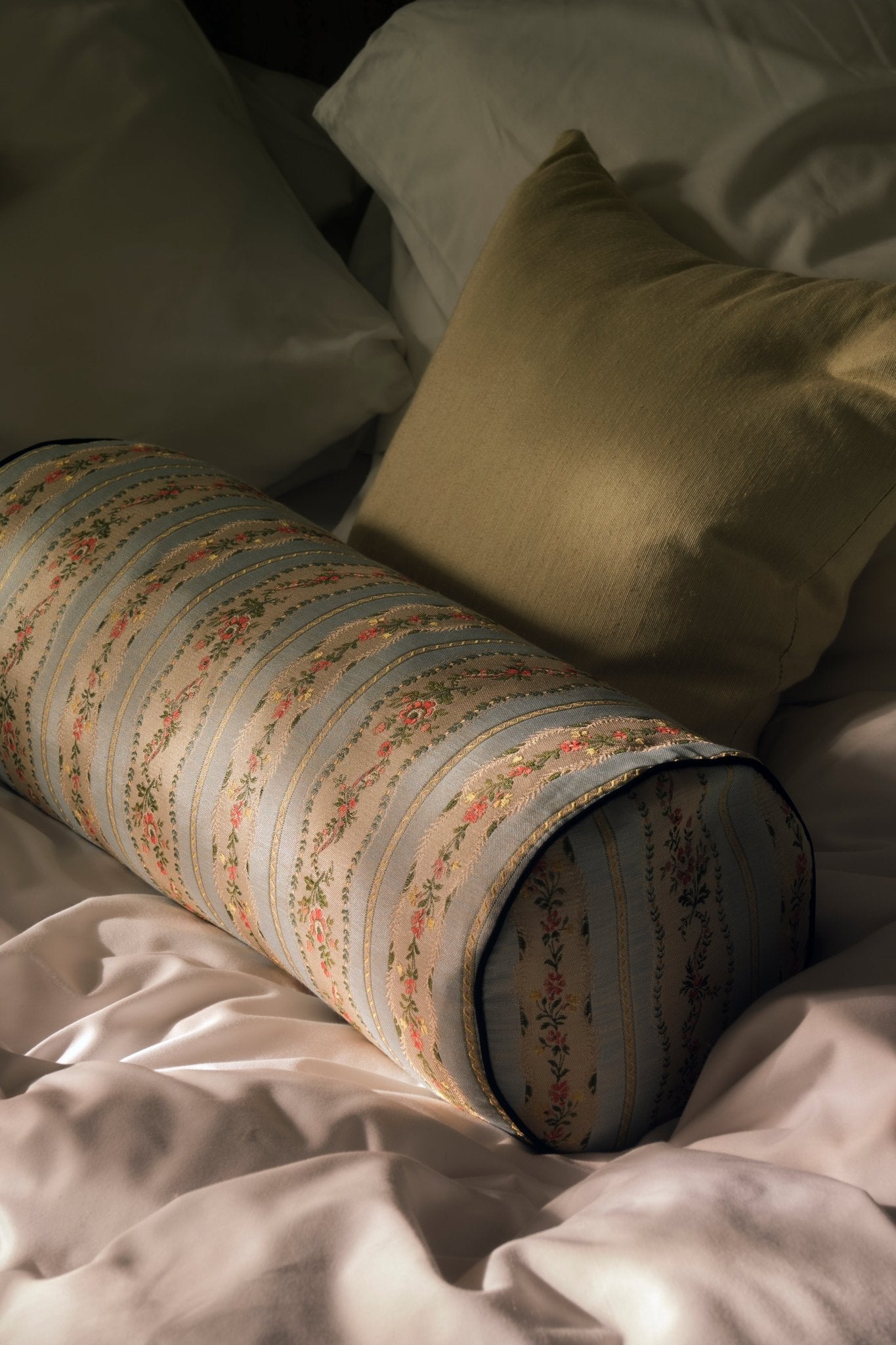 BOLSTER - SPITALFIELDS STRIPE - SKY - CC Moulton