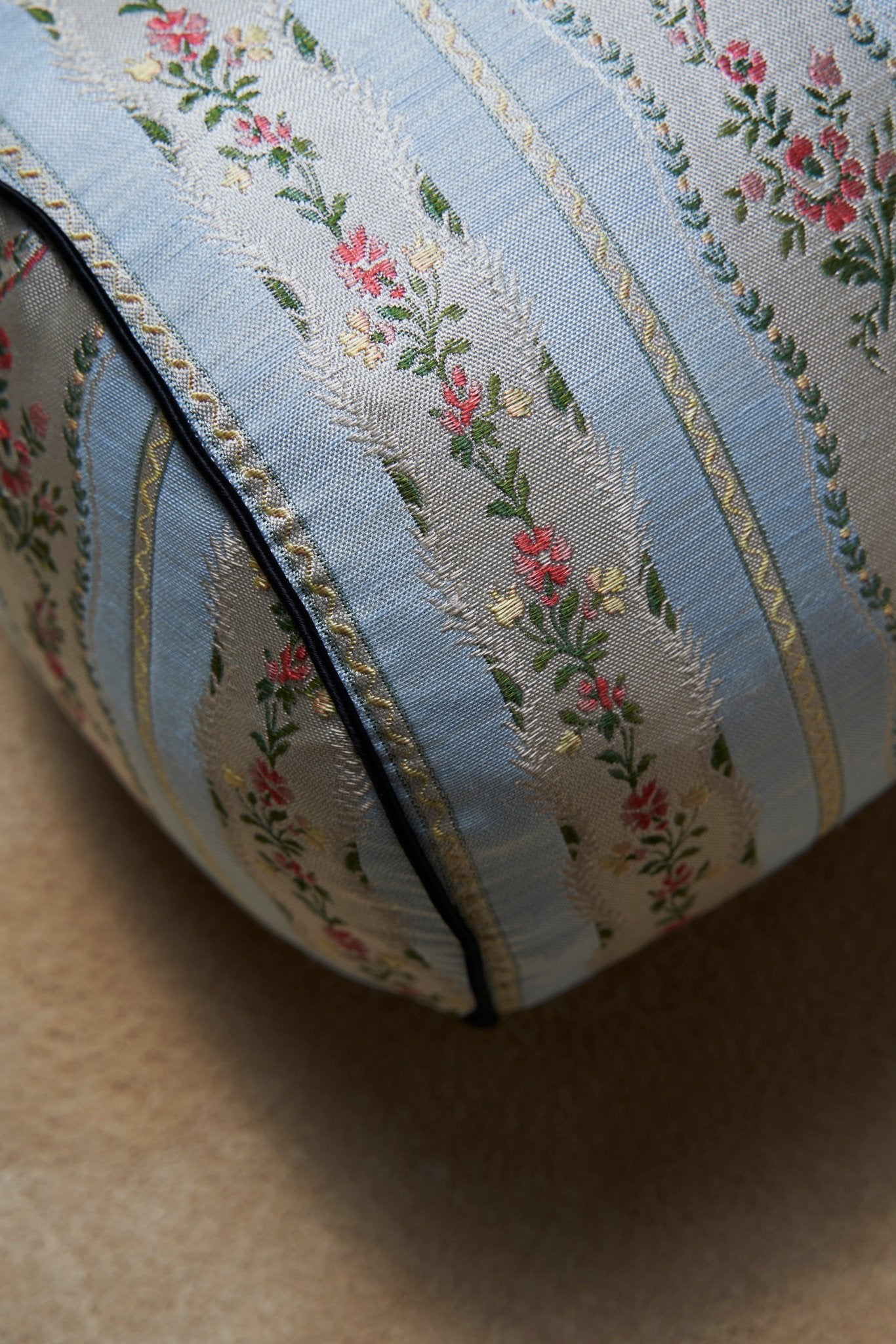 BOLSTER - SPITALFIELDS STRIPE - SKY - CC Moulton