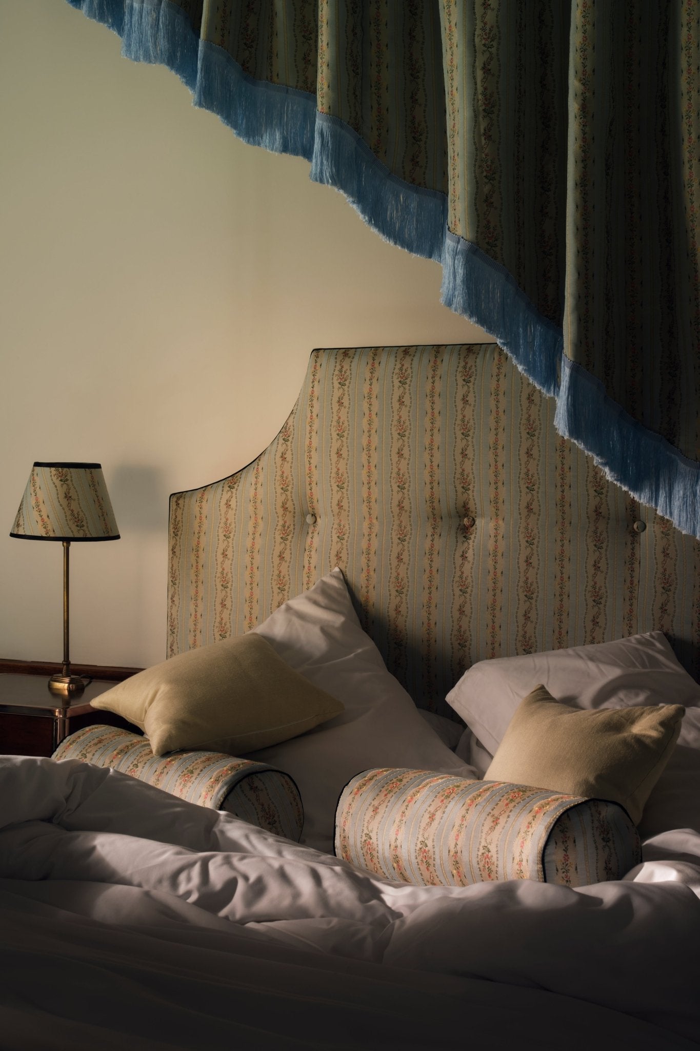 BOLSTER - SPITALFIELDS STRIPE - SKY - CC Moulton