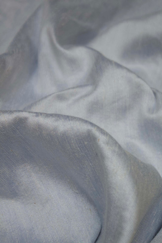 silk sateen - celeste