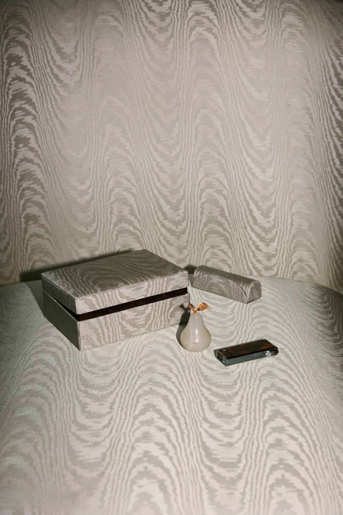 the jewellery case- moirè - Nina's mint