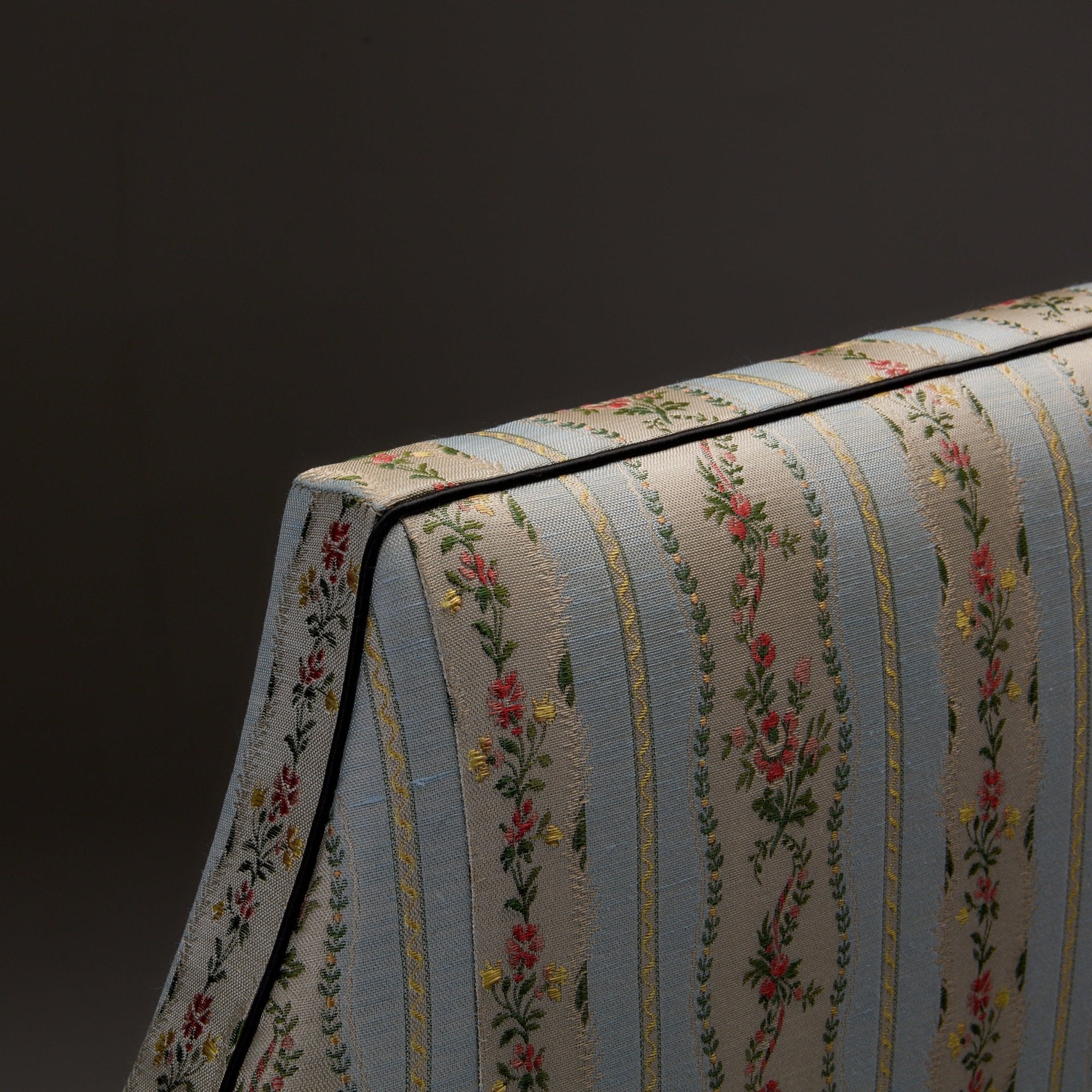 JUNO HEADBOARD - SPITALFIELDS STRIPE - CC Moulton