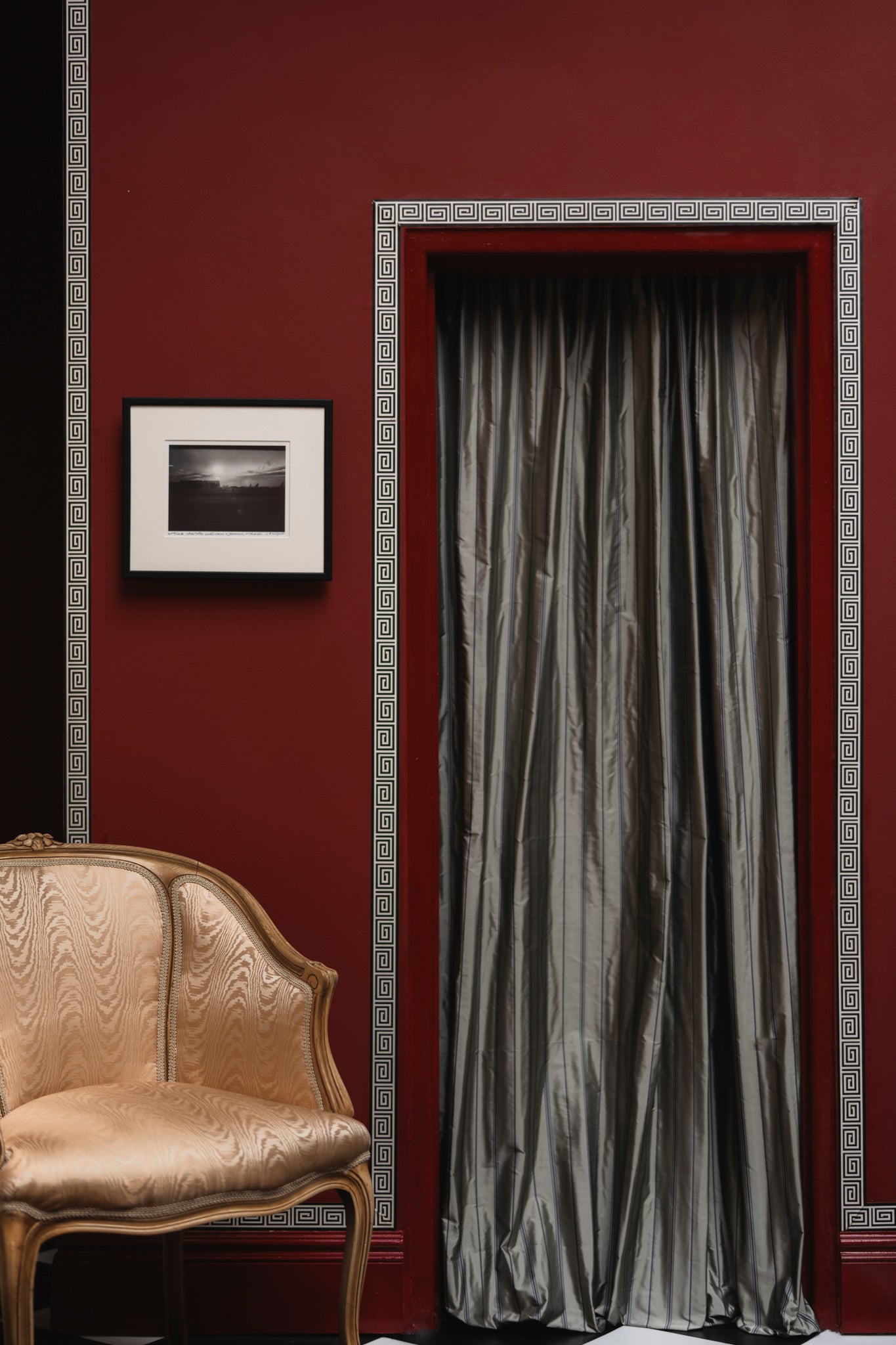 Taffeta stripe - marino
