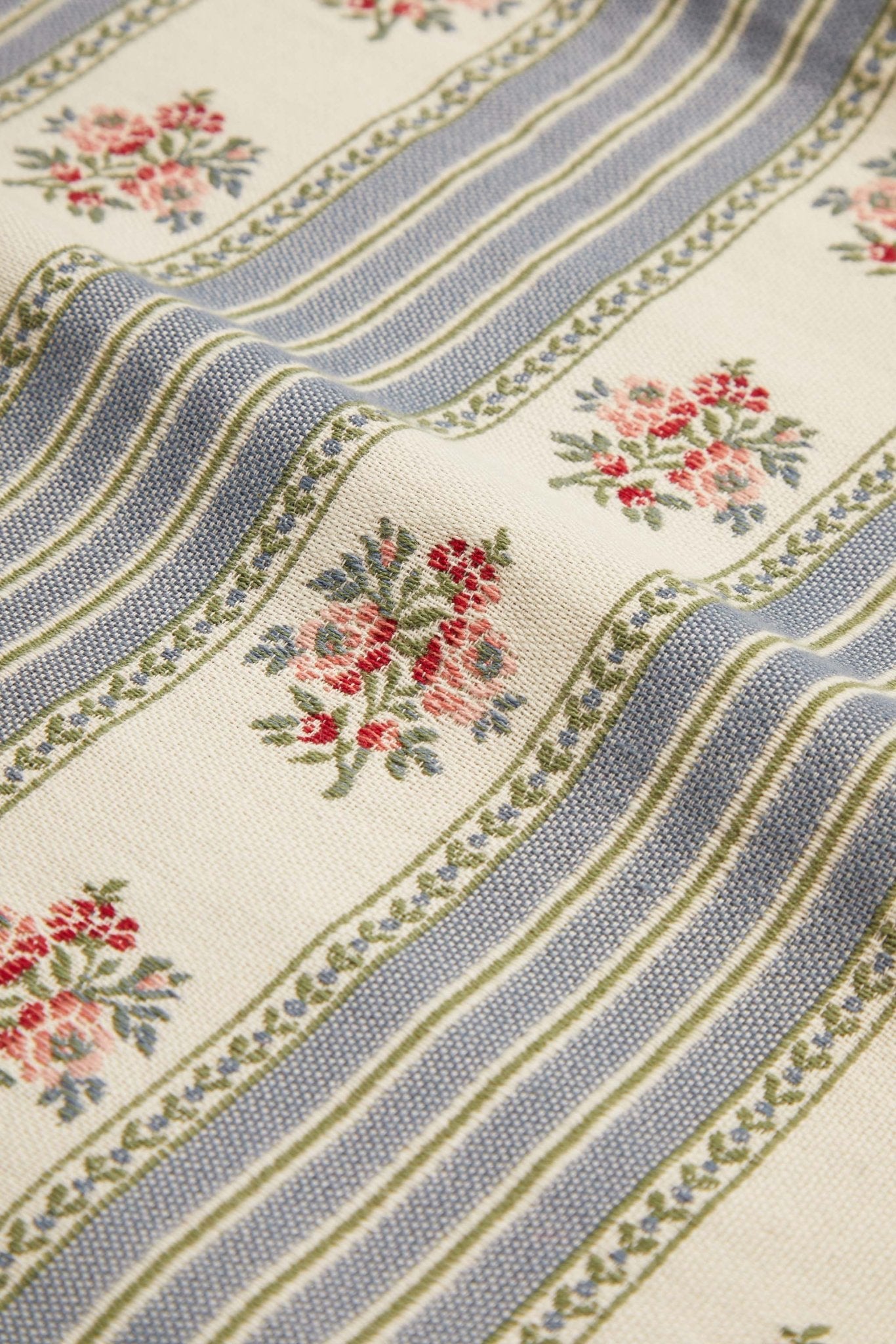 SOFA STRIPE 1 - CORNFLOWER - CC Moulton