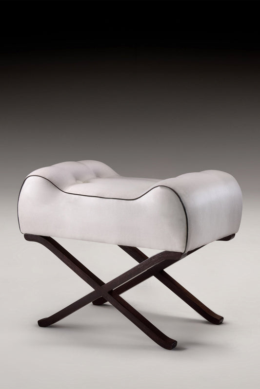 LILETH STOOL - SILK SATEEN