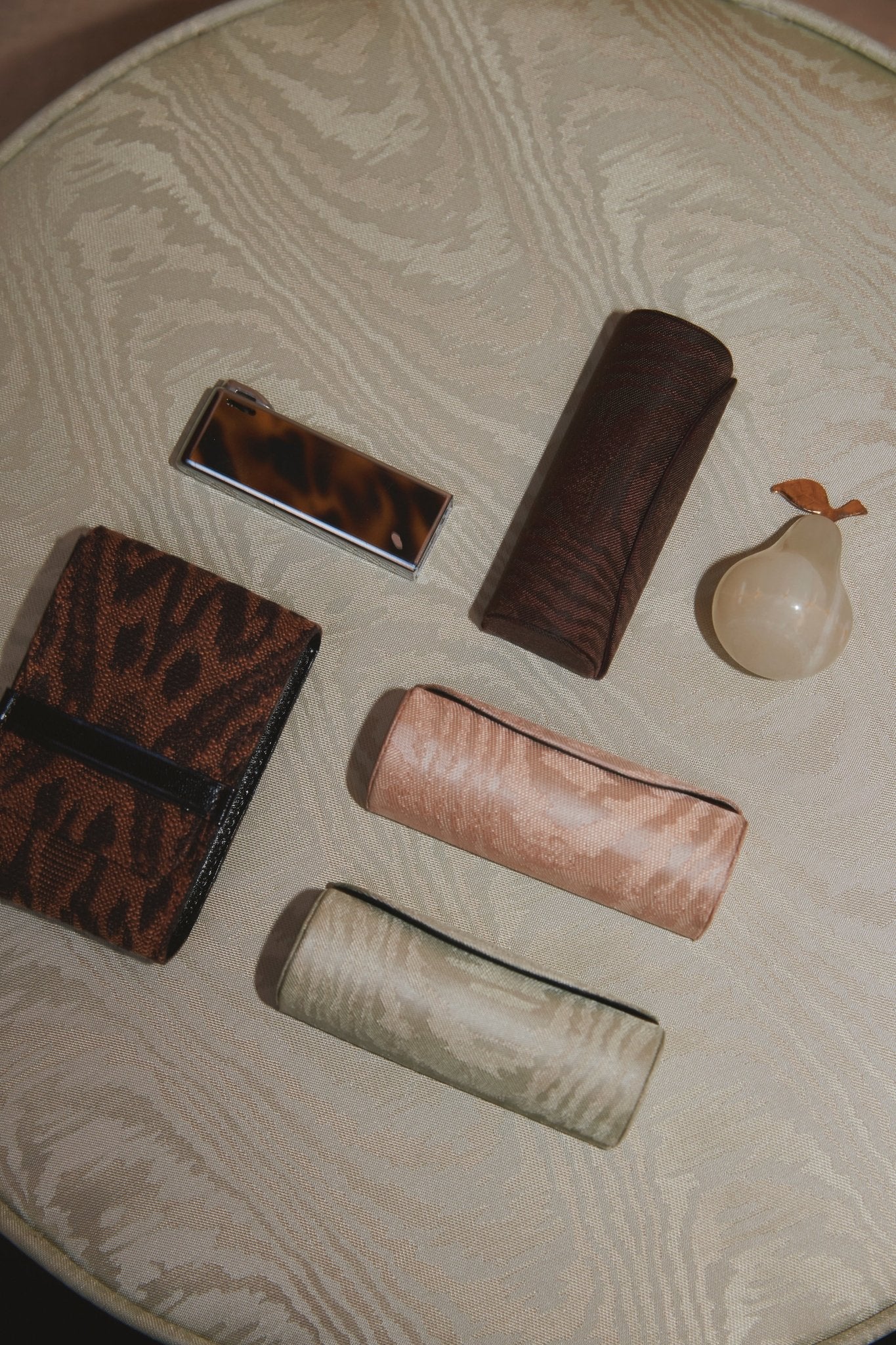 the card sleeve - woven ikat - tortoiseshell - CC Moulton