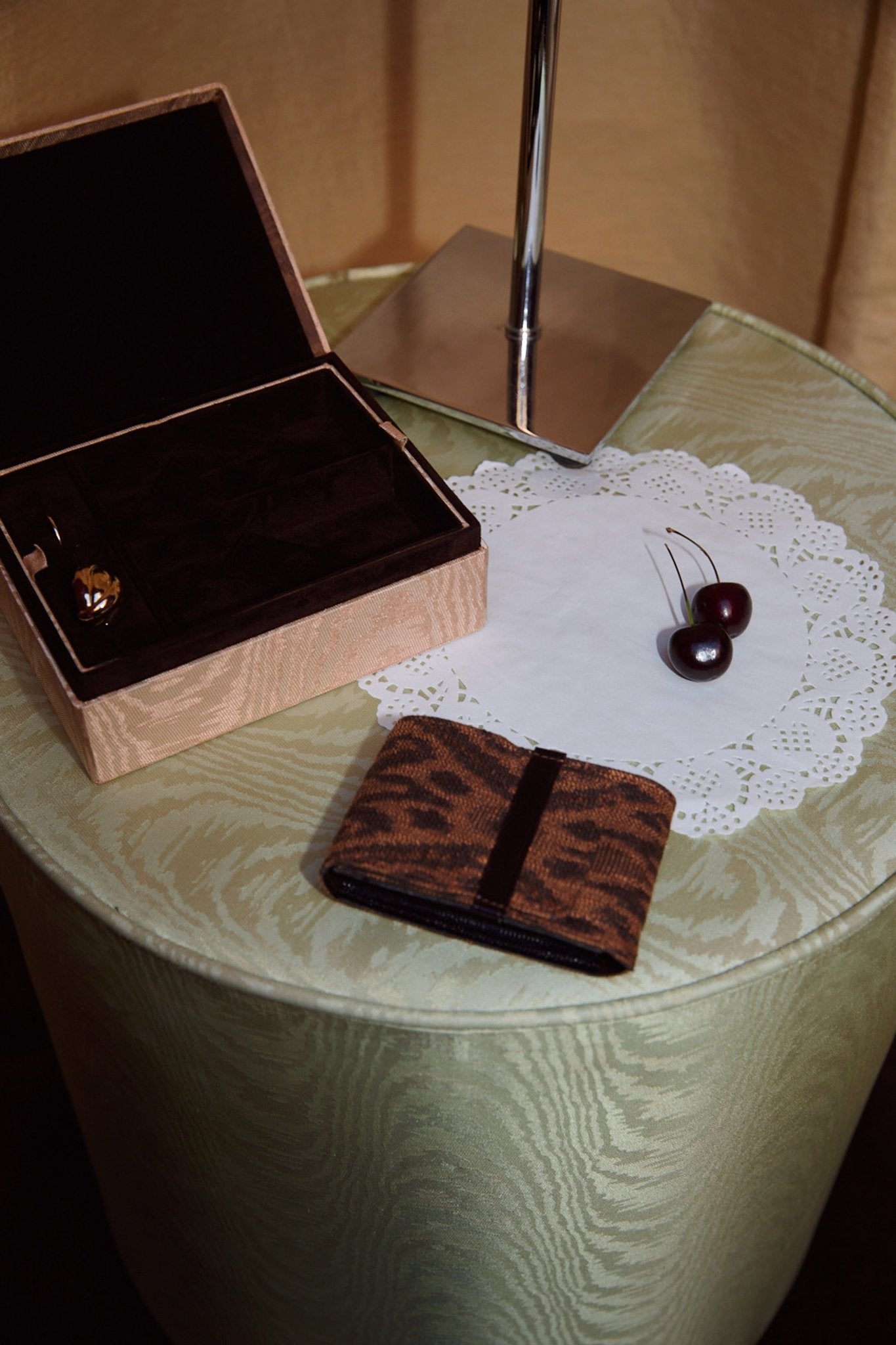 the card sleeve - woven ikat - tortoiseshell - CC Moulton