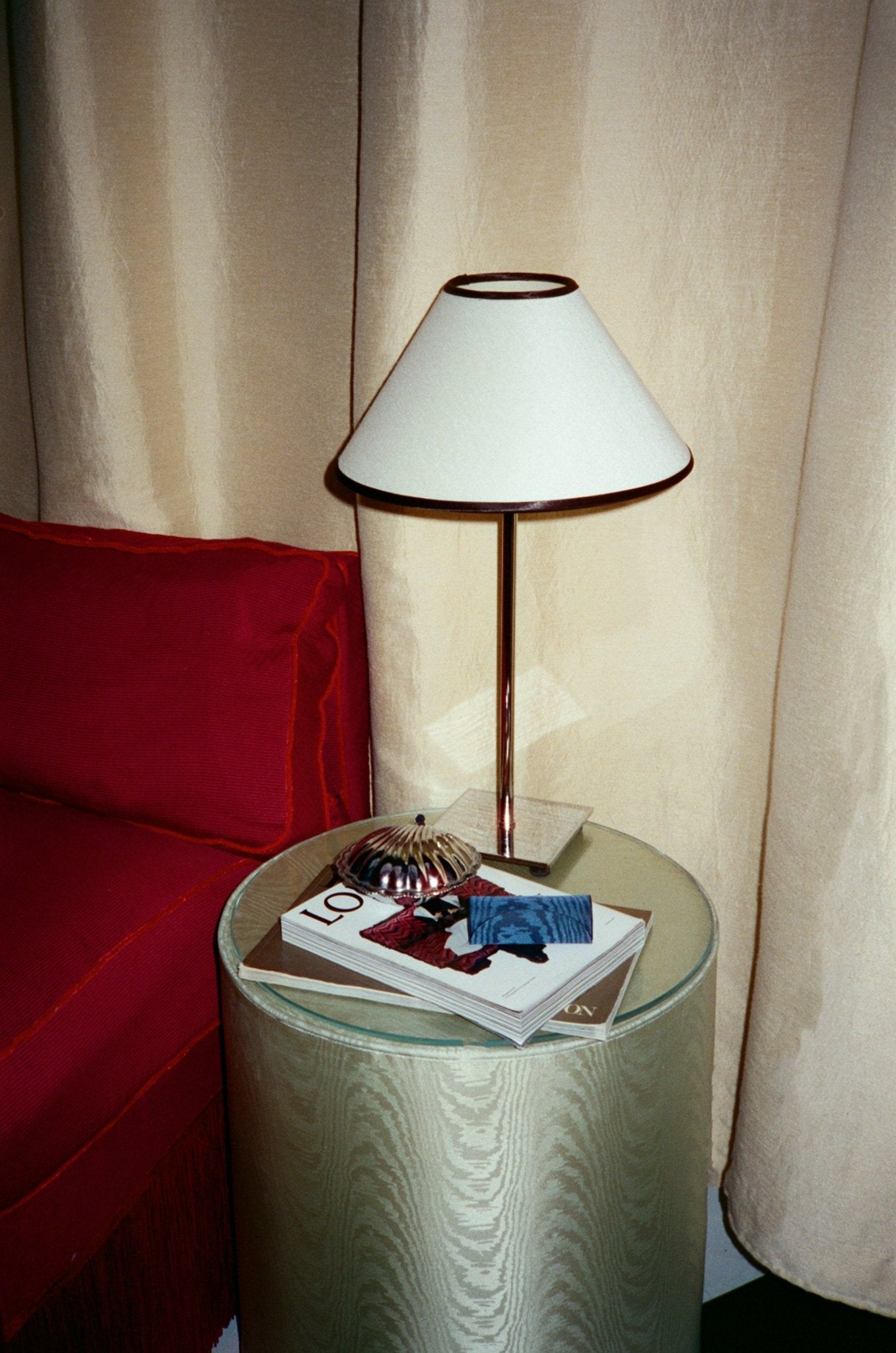 the etui - moiré tissé - sapphire - CC Moulton