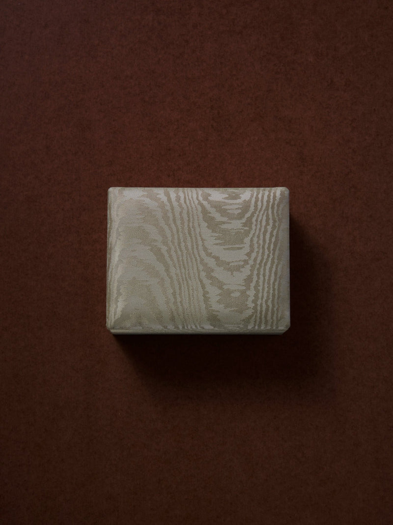 the jewellery case - moirè - Nina's mint - CC Moulton