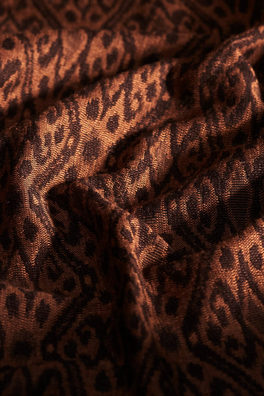 woven ikat - tortoiseshell